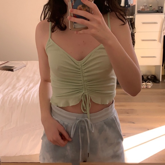 PACSUN ME TO WE GREEN TANK TOP - Picture 3 of 3